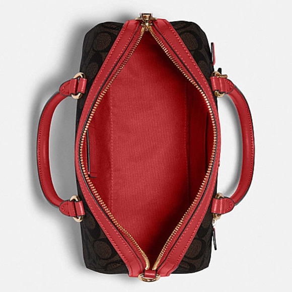 Coach Rowan Satchel In Signature Canvas - Picture 3 of 4